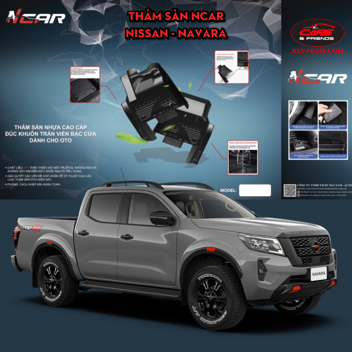 Thảm sàn Ncar cho NISSAN NAVARA